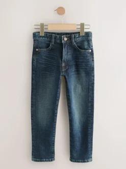 Next Regular Fit Authentic Denim Jeans (3-16yrs) Dark Blue Discount