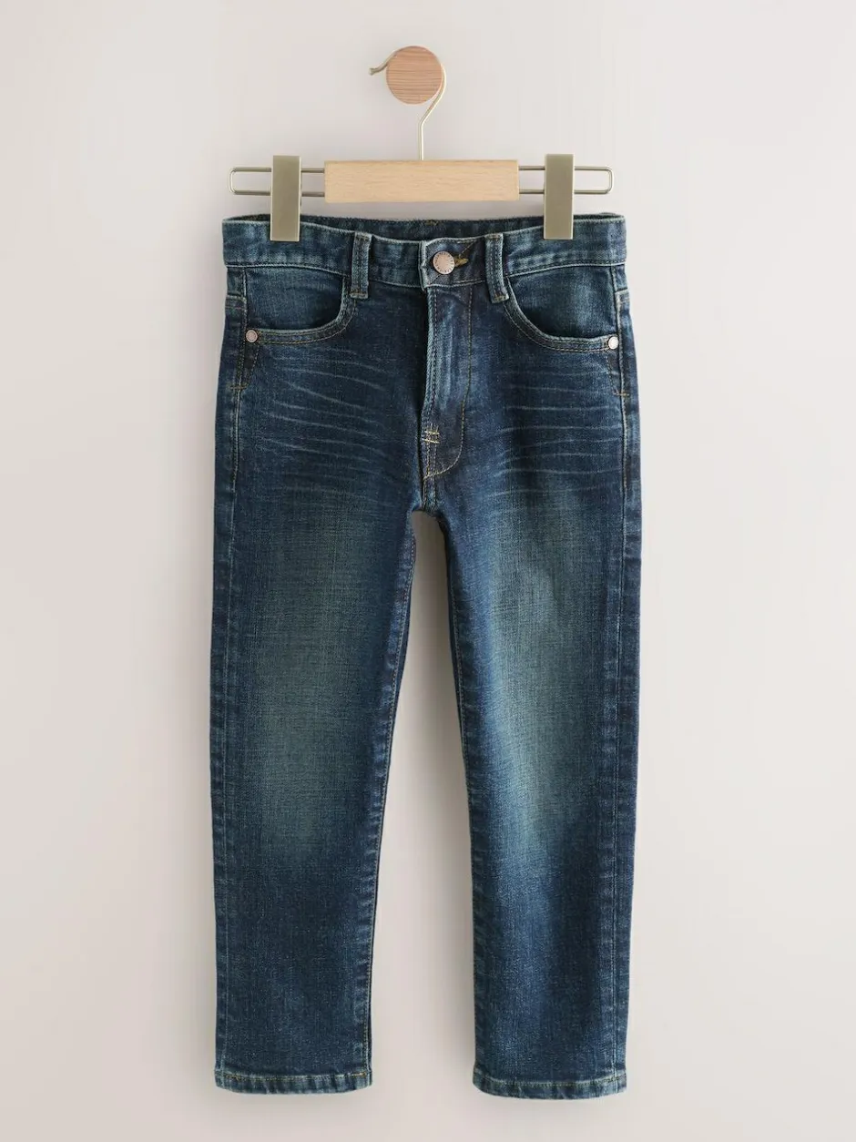 Next Regular Fit Authentic Denim Jeans (3-16yrs) Dark Blue Discount