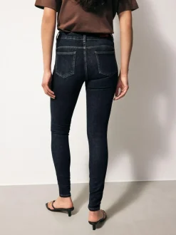 Next Skinny 360° Stretch Jeans Dark Blue Clearance