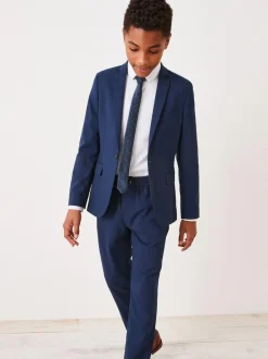 Next Dark Blue Skinny Fit Suit Jacket (12mths-16yrs) Discount