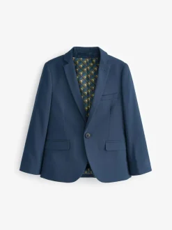 Next Dark Blue Skinny Fit Suit Jacket (12mths-16yrs) Discount