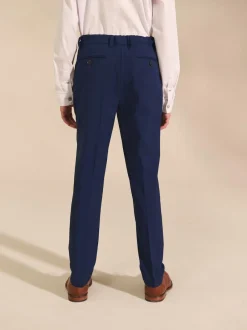 Next Dark Blue Skinny Fit Suit Trousers (12mths-16yrs) Discount
