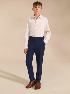Next Dark Blue Skinny Fit Suit Trousers (12mths-16yrs) Discount