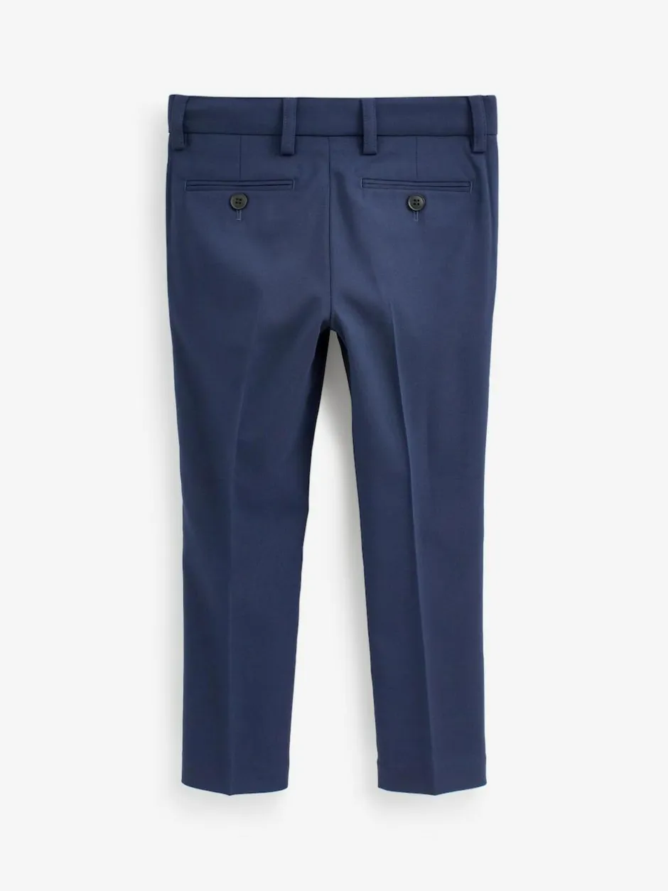 Next Dark Blue Skinny Fit Suit Trousers (12mths-16yrs) Discount