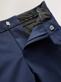 Next Dark Blue Skinny Fit Suit Trousers (12mths-16yrs) Discount