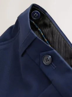 Next Dark Blue Skinny Fit Suit Trousers (12mths-16yrs) Discount