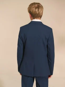 Next Dark Blue Tailored Fit Suit Jacket (12mths-16yrs) Online