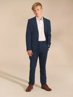 Next Dark Blue Tailored Fit Suit Jacket (12mths-16yrs) Online