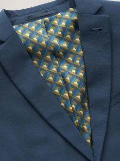 Next Dark Blue Tailored Fit Suit Jacket (12mths-16yrs) Online