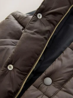 Next Dark Brown Padded Gilet (3mths-10yrs) Best