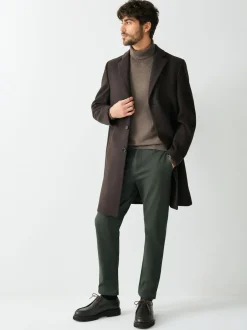Next Dark Green Slim Fit Stretch Chinos Trousers Hot