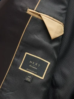 Next Regular Fit Velvet Blazer Dark Navy Blue Online