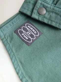 Next Twill Hooded Overshirt and T-Shirt Set (3mths-7yrs) Dark Teal Blue Discount