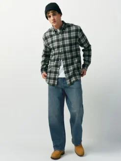 Next Dark Tint Baggy Fit Vintage Wash Denim Jeans Online