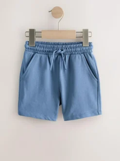 Next Denim Blue Jersey Shorts (3mths-7yrs) Outlet