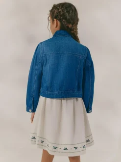 Next Western Jacket (3-16yrs) Denim Bright Blue Sale