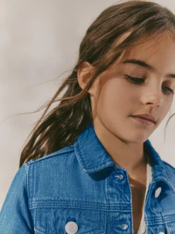 Next Western Jacket (3-16yrs) Denim Bright Blue Sale