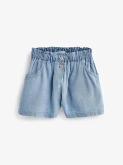 Next Button Shorts (3mths-7yrs) Denim New