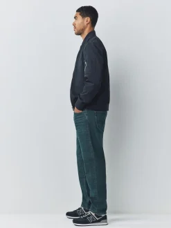 Next Denim Dark Blue Regular Tapered Fit Motionflex Jeans Online