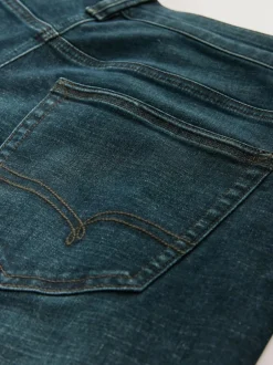 Next Denim Dark Blue Regular Tapered Fit Motionflex Jeans Online
