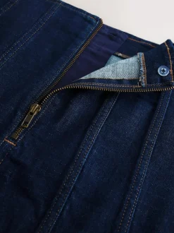 Next Denim Rinse Full Seamed Midi Skirt Sale