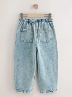 Next Pull On Barrel Jeans (3-16yrs) Denim Tint Best