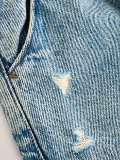 Next Pull On Barrel Jeans (3-16yrs) Denim Tint Best