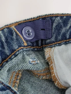 Next Denim Tint Superwide Denim Cargo Jeans (3-16yrs) New
