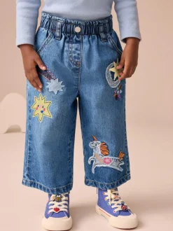 Next Denim Unicorn Embellished Jeans (3mths-7yrs) Hot