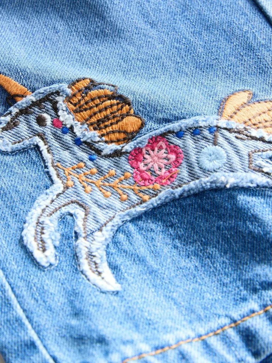 Next Denim Unicorn Embellished Jeans (3mths-7yrs) Hot