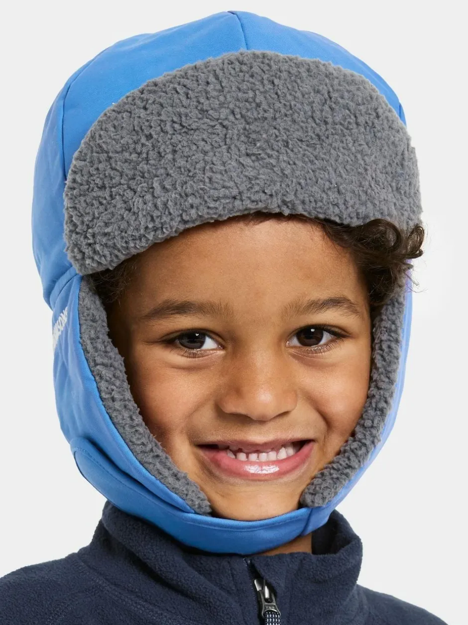 Didriksons Biggles Waterproof Kids Hat Blue Outlet