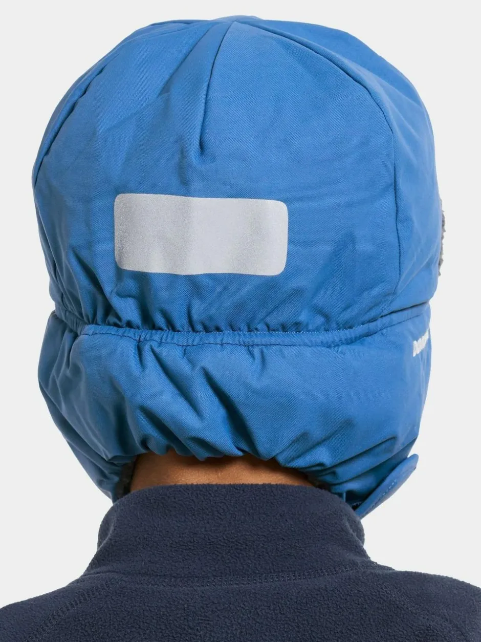 Didriksons Biggles Waterproof Kids Hat Blue Outlet