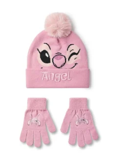 Vanilla Underground Disney Lilo & Stitch Girls Hat & Gloves Set Pink Online