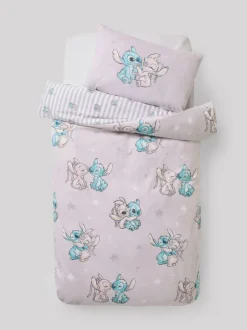 Next Disney Lilo and Stitch Supersoft 100% Brushed Cotton Duvet Cover and Pillowcase Set Clearance