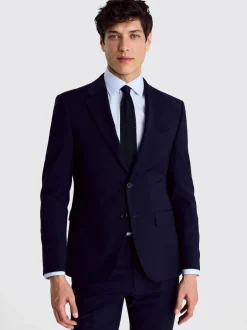 DKNY Slim Performance Suit Jacket Ink