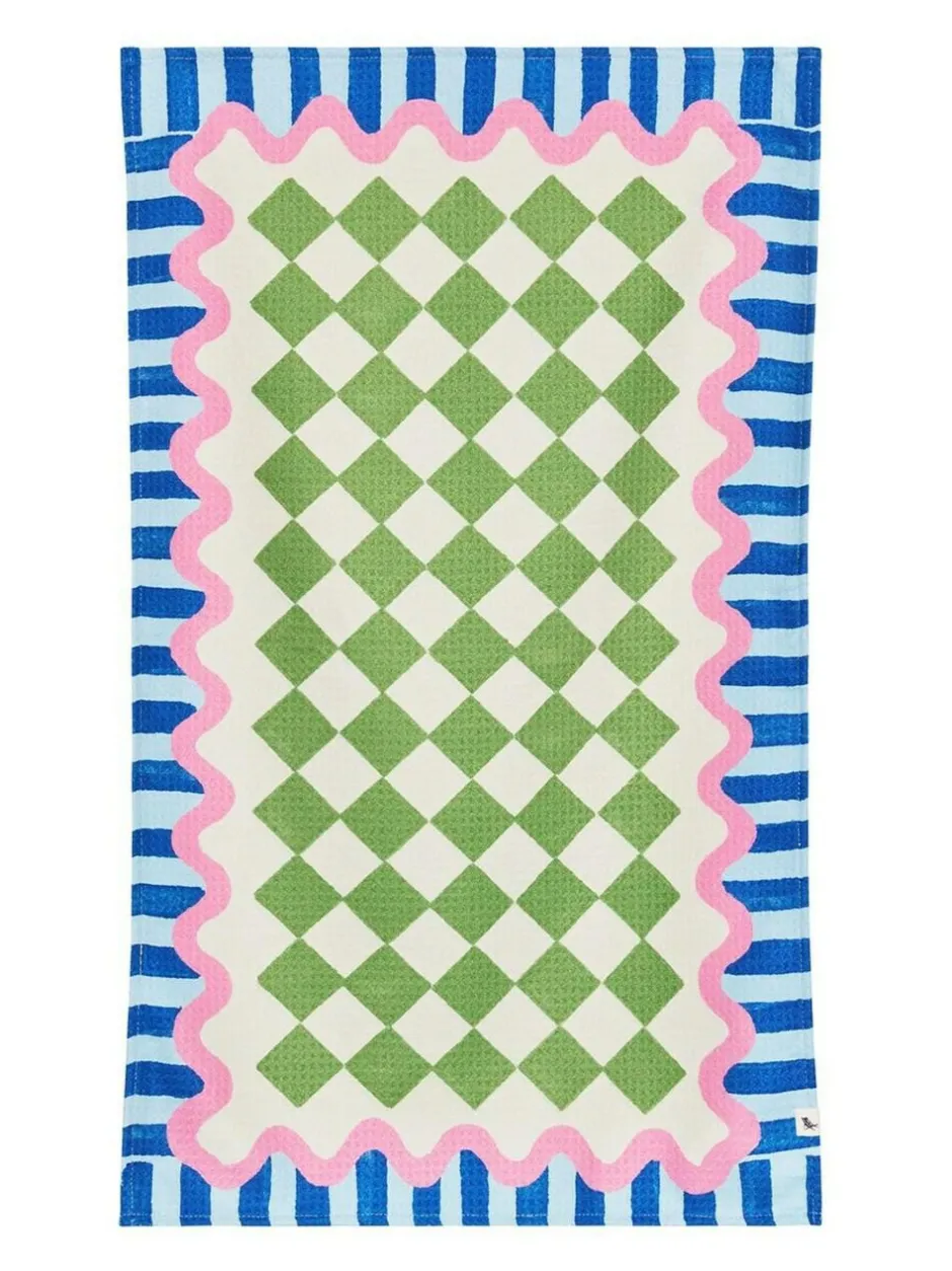 Dock & Bay Quick Dry Kitchen Tea Towel Mediterranean Marble