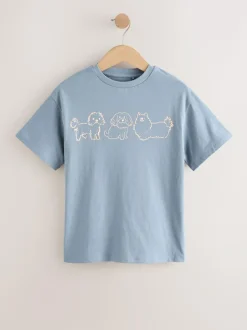 Next Dog Graphic Oversized T-Shirts 4 Pack (3-16yrs)