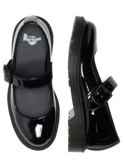 Dr. Martens Black Mariel II Mary Jane Patent Shoes