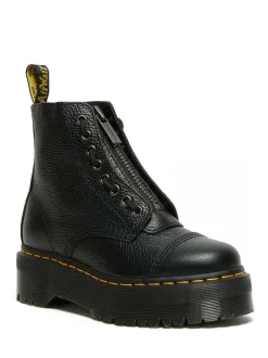 Dr. Martens Black Sinclair Milled Nappa Leather Boots Outlet