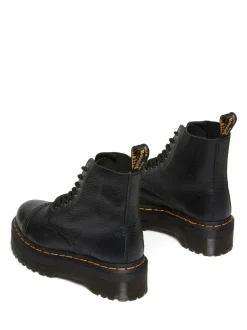 Dr. Martens Black Sinclair Milled Nappa Leather Boots Outlet