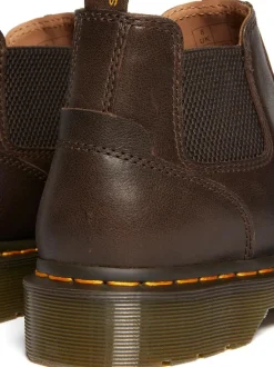 Dr. Martens Brown 2976 Lo Kelp Chelsea Leather Boots Online