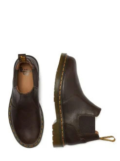 Dr. Martens Brown 2976 Lo Kelp Chelsea Leather Boots Online