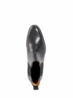 Dune London Manson Premium Chelsea Boots Black Clearance