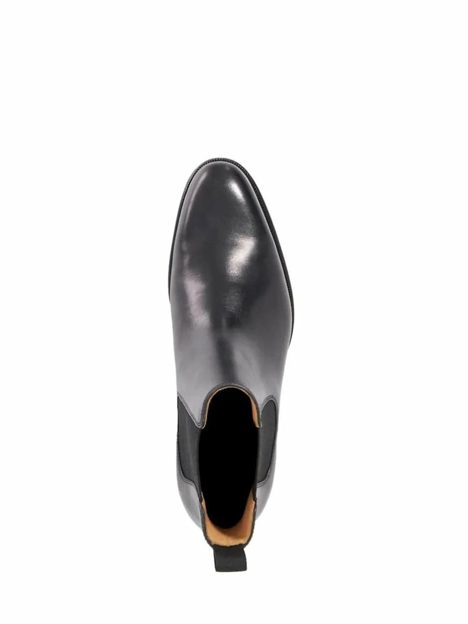 Dune London Manson Premium Chelsea Boots Black Clearance