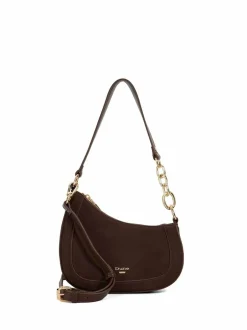 Dune London Brown Direction Small Smart Scoop Shoulder Bag Outlet
