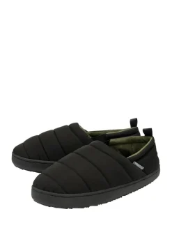 Dunlop Nylon Full Slippers Black Sale