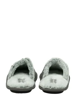Dunlop Closed Toe Mens Mule Slippers Grey Online