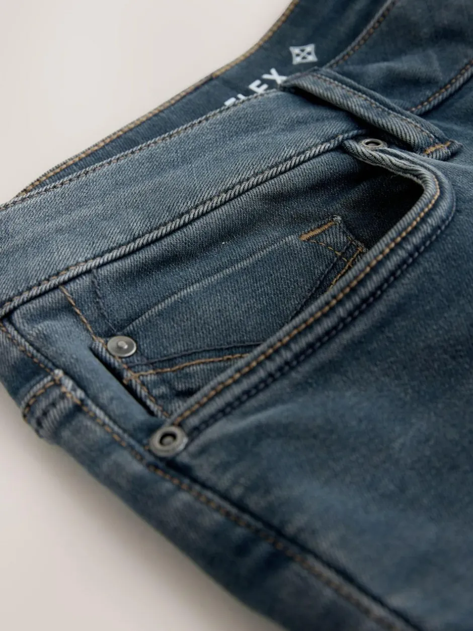 Next Dusky Blue Slim Fit Motionflex Jeans