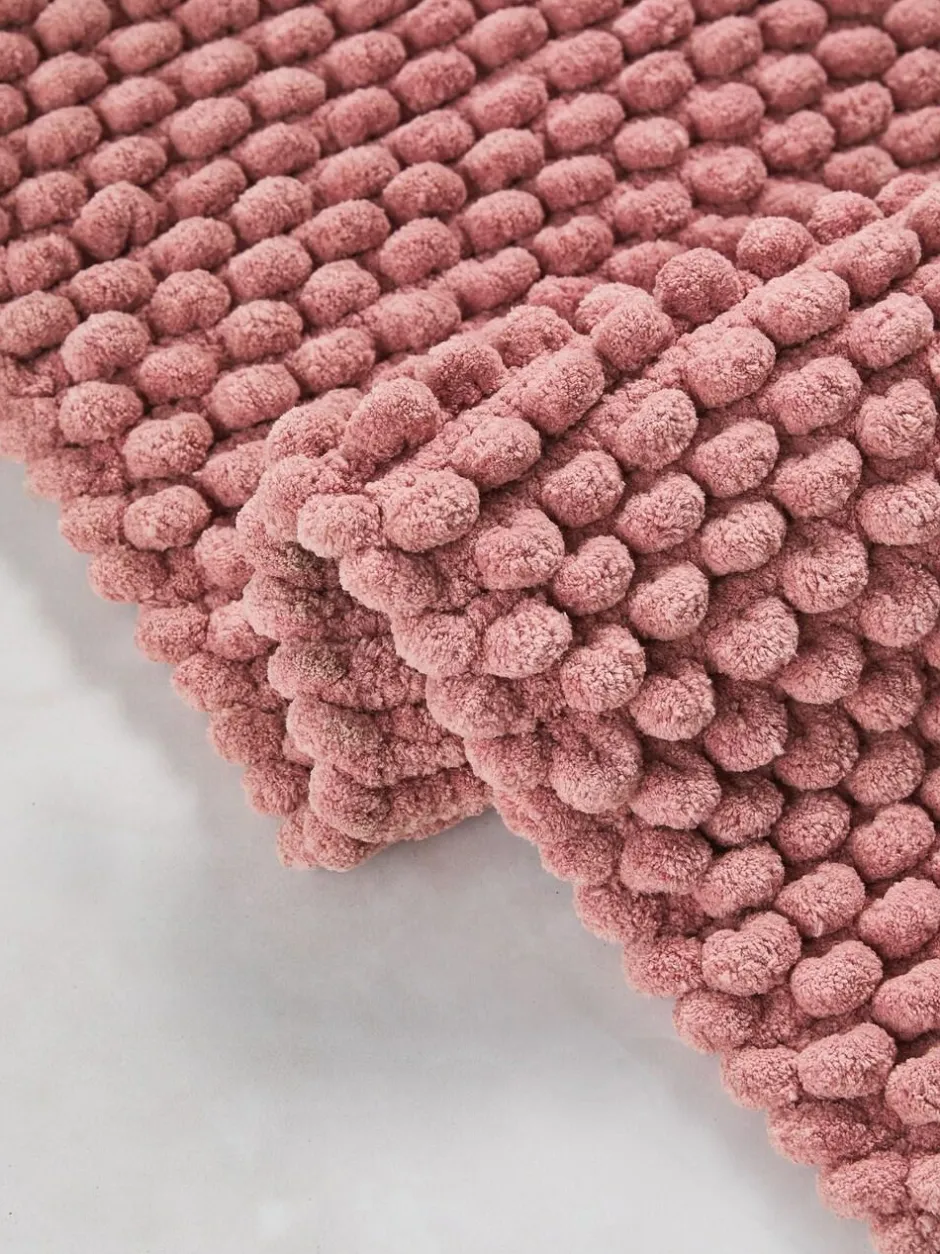 Next Dusky Pink Giant Bobble Bath Mat