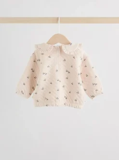 Next Ecru Baby Quilted Sweatshirt and Trousers Set 2 Piece (0mths-2yrs) Hot